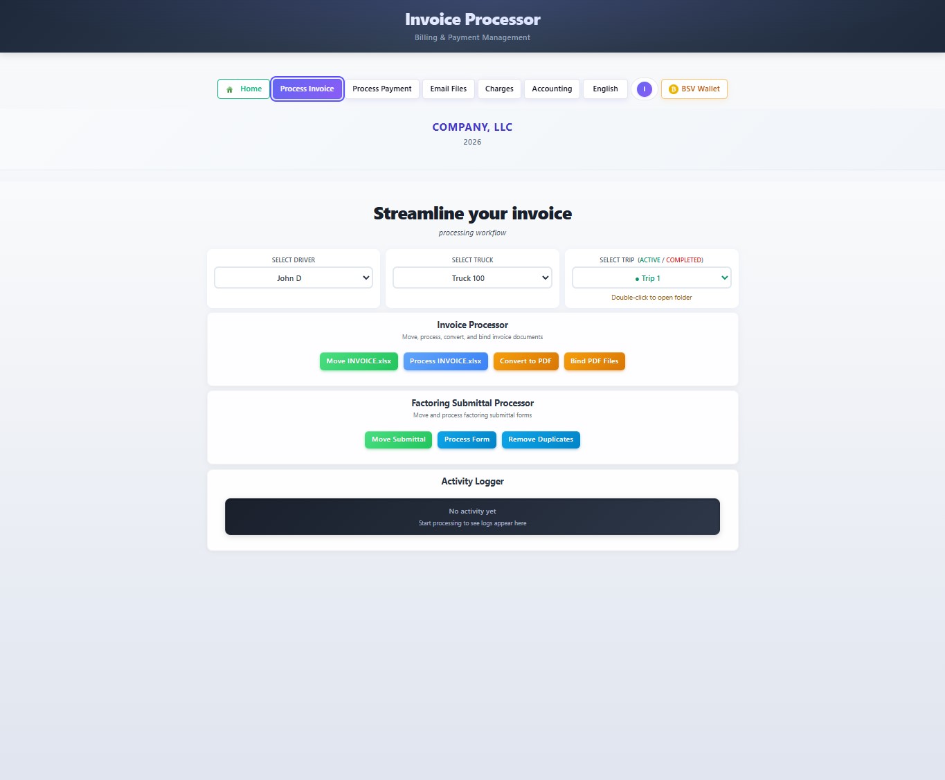 Invoice Dashboard - Manage all invoices